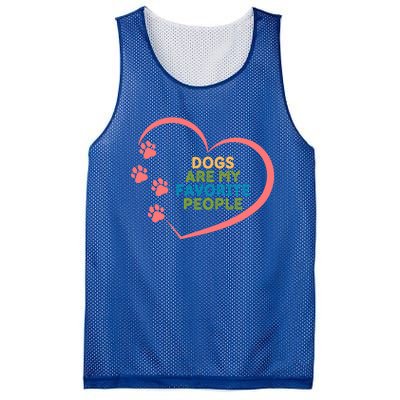 Cute Dogs Are My Favorite People For Puppy Paw Lovers Great Gift Mesh Reversible Basketball Jersey Tank