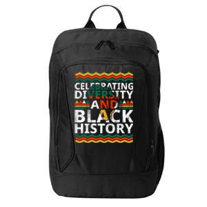 Celebrating Diversity And Black History African Americans Gift City Backpack