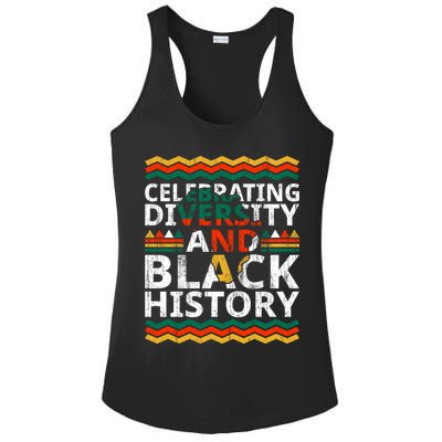 Celebrating Diversity And Black History African Americans Gift Ladies PosiCharge Competitor Racerback Tank