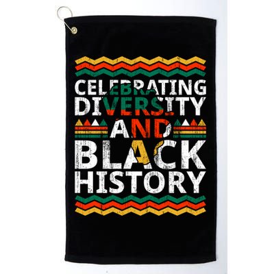 Celebrating Diversity And Black History African Americans Gift Golf Towel
