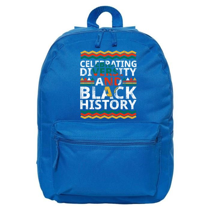 Celebrating Diversity And Black History African Americans Gift 16 in Basic Backpack