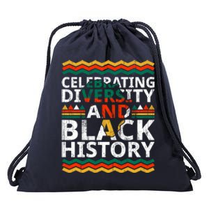 Celebrating Diversity And Black History African Americans Gift Drawstring Bag