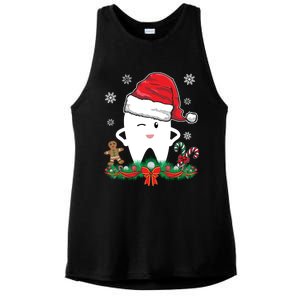 Christmas Dental Assistant Dentist Santa Thooth Advent Gift Cute Gift Ladies PosiCharge Tri-Blend Wicking Tank