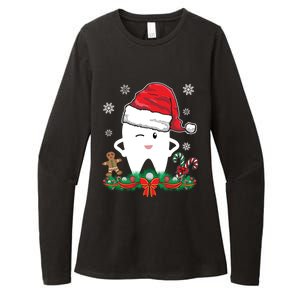 Christmas Dental Assistant Dentist Santa Thooth Advent Gift Cute Gift Womens CVC Long Sleeve Shirt