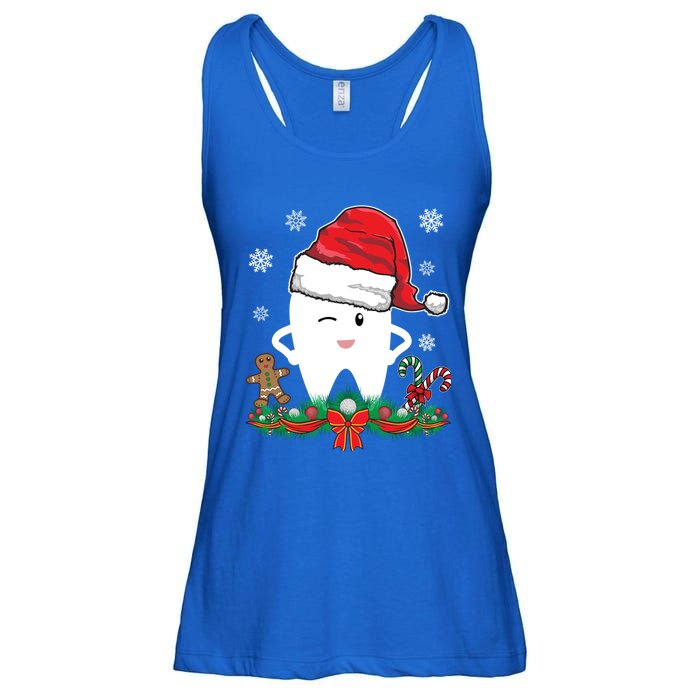 Christmas Dental Assistant Dentist Santa Thooth Advent Gift Cute Gift Ladies Essential Flowy Tank