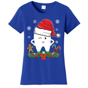 Christmas Dental Assistant Dentist Santa Thooth Advent Gift Cute Gift Women's T-Shirt