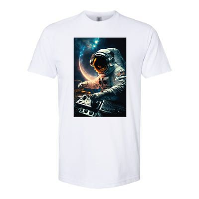 Cosmic Dj Astronaut Djing In Space And Graphic Gift Softstyle® CVC T-Shirt