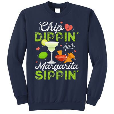 Chip Dippin' And Margarita Sippin' Funny Cinco De Mayo Sweatshirt