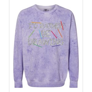 Cool Drawing Art For Sketch Pencil Artist Lovers Colorblast Crewneck Sweatshirt