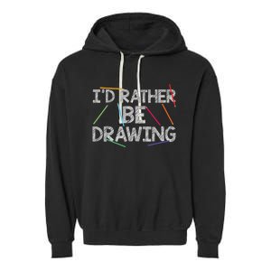 Cool Drawing Art For Sketch Pencil Artist Lovers Garment-Dyed Fleece Hoodie