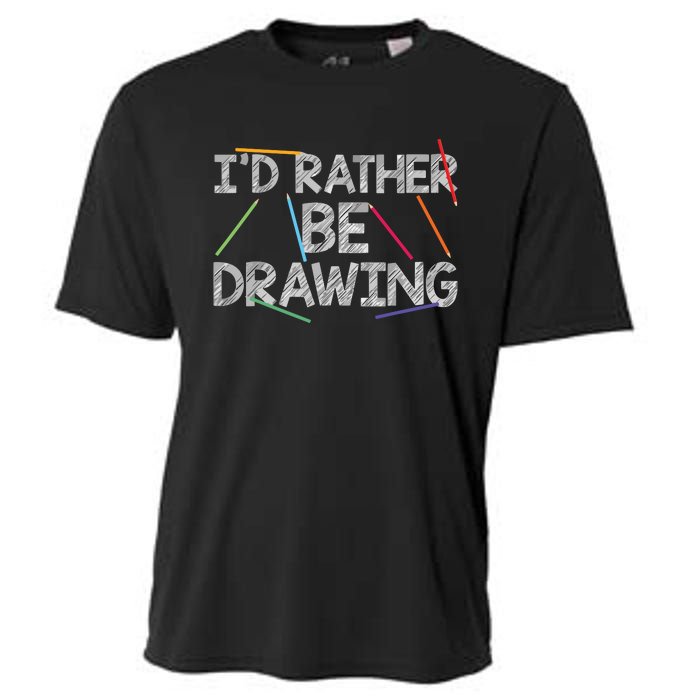 Cool Drawing Art For Sketch Pencil Artist Lovers Cooling Performance Crew T-Shirt