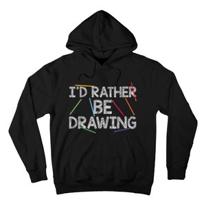 Cool Drawing Art For Sketch Pencil Artist Lovers Hoodie