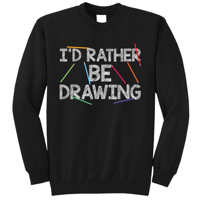 Cool Drawing Art For Sketch Pencil Artist Lovers Sweatshirt