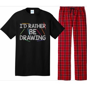 Cool Drawing Art For Sketch Pencil Artist Lovers Pajama Set