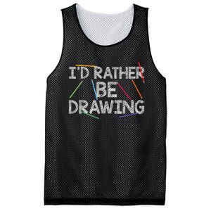 Cool Drawing Art For Sketch Pencil Artist Lovers Mesh Reversible Basketball Jersey Tank