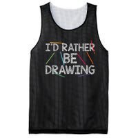 Cool Drawing Art For Sketch Pencil Artist Lovers Mesh Reversible Basketball Jersey Tank