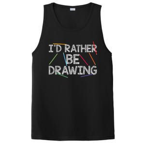 Cool Drawing Art For Sketch Pencil Artist Lovers PosiCharge Competitor Tank