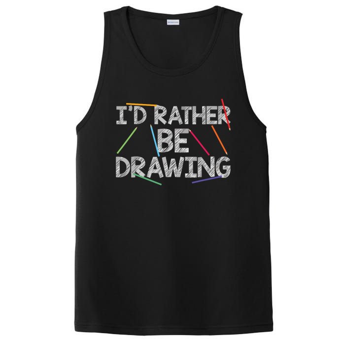 Cool Drawing Art For Sketch Pencil Artist Lovers PosiCharge Competitor Tank