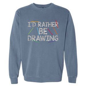 Cool Drawing Art For Sketch Pencil Artist Lovers Garment-Dyed Sweatshirt