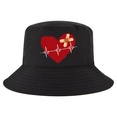 Coronary Diseases Artery Bypass Open Heart Surgery Heartbeat Cool Comfort Performance Bucket Hat