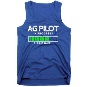 Crop Duster Ag Pilot In Progress Please Wait… Gift Tank Top