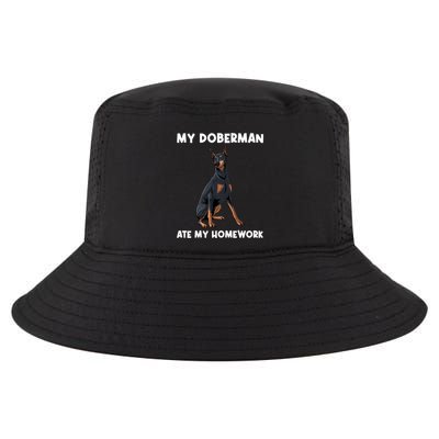 Cool Doberman Art For Dog Breed Doberman Pinscher Cool Comfort Performance Bucket Hat