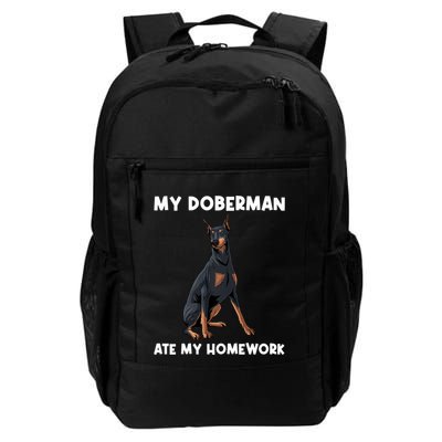 Cool Doberman Art For Dog Breed Doberman Pinscher Backpack