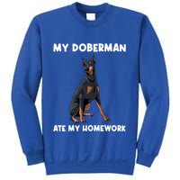 Cool Doberman Art For Dog Breed Doberman Pinscher Sweatshirt