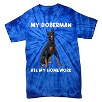 Cool Doberman Art For Dog Breed Doberman Pinscher Tie-Dye T-Shirt