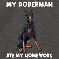 Cool Doberman Art For Dog Breed Doberman Pinscher Vector Backpack