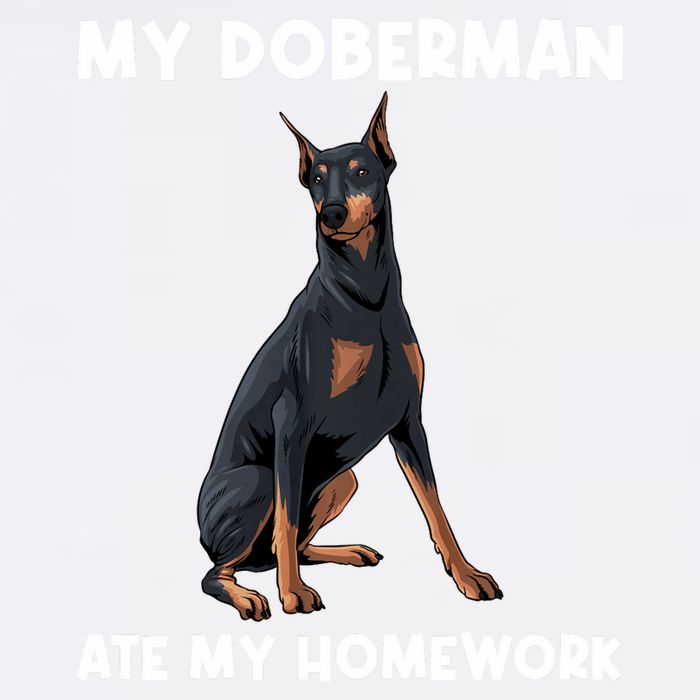 Cool Doberman Art For Dog Breed Doberman Pinscher Garment-Dyed Sweatshirt