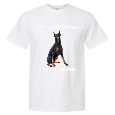 Cool Doberman Art For Dog Breed Doberman Pinscher Garment-Dyed Heavyweight T-Shirt