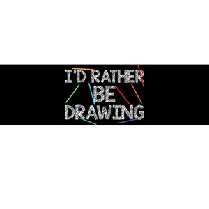 Cool Drawing Art For Women Sketch Pencil Artist Lovers Bumper Sticker