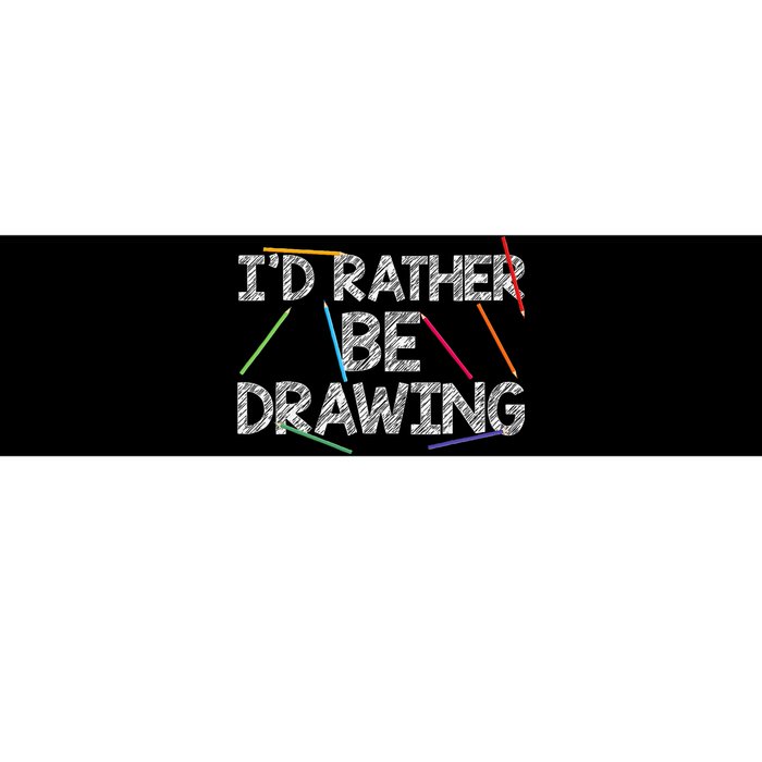 Cool Drawing Art For Women Sketch Pencil Artist Lovers Bumper Sticker