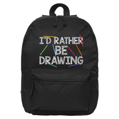 Cool Drawing Art For Women Sketch Pencil Artist Lovers 16 in Basic Backpack