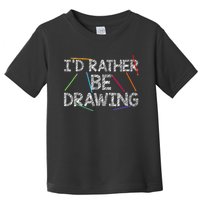 Cool Drawing Art For Women Sketch Pencil Artist Lovers Toddler T-Shirt