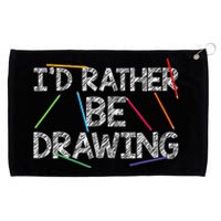 Cool Drawing Art For Women Sketch Pencil Artist Lovers Grommeted Golf Towel