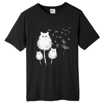 Cat Dandelion Amazing Flower Cat Lover Design Funny Gift Tall Fusion ChromaSoft Performance T-Shirt