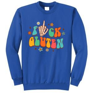 Celiac Disease Awareness Gluten Free Disease Fck Gluten Gift Sweatshirt