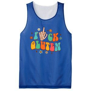 Celiac Disease Awareness Gluten Free Disease Fck Gluten Gift Mesh Reversible Basketball Jersey Tank