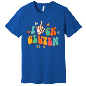 Celiac Disease Awareness Gluten Free Disease Fck Gluten Gift Premium T-Shirt