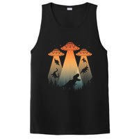 Cool Dinosaur Art Ufo Alien Abduction Dinosaur PosiCharge Competitor Tank