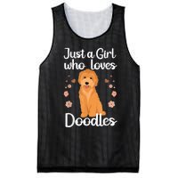 Cute Doodle Art For Women Mom Golden Doodle Dog Lovers Mesh Reversible Basketball Jersey Tank