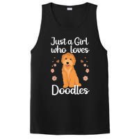 Cute Doodle Art For Women Mom Golden Doodle Dog Lovers PosiCharge Competitor Tank