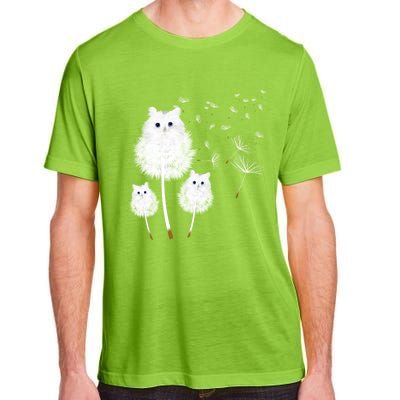 Cat Dandelion Amazing Flower Cat Lover Design Gift Adult ChromaSoft Performance T-Shirt