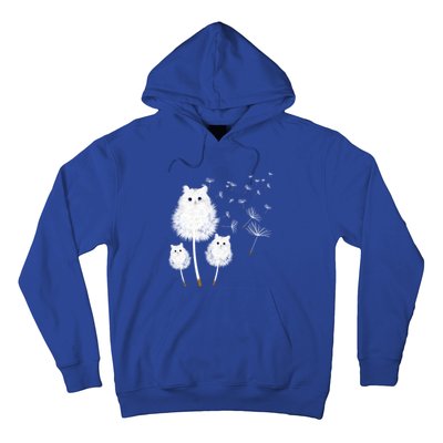 Cat Dandelion Amazing Flower Cat Lover Design Gift Hoodie