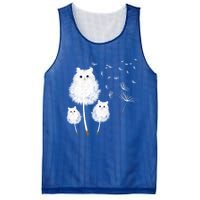 Cat Dandelion Amazing Flower Cat Lover Design Gift Mesh Reversible Basketball Jersey Tank