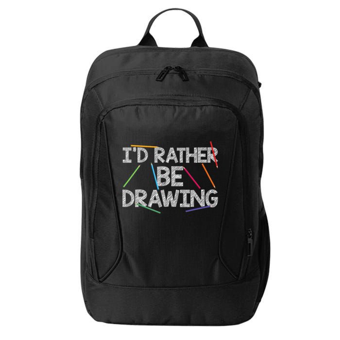 Cool Drawing Art Sketch Pencil Artist Lovers City Backpack