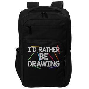 Cool Drawing Art Sketch Pencil Artist Lovers Impact Tech Backpack