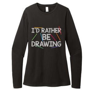 Cool Drawing Art Sketch Pencil Artist Lovers Womens CVC Long Sleeve Shirt